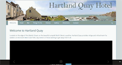 Desktop Screenshot of hartlandquayhotel.co.uk